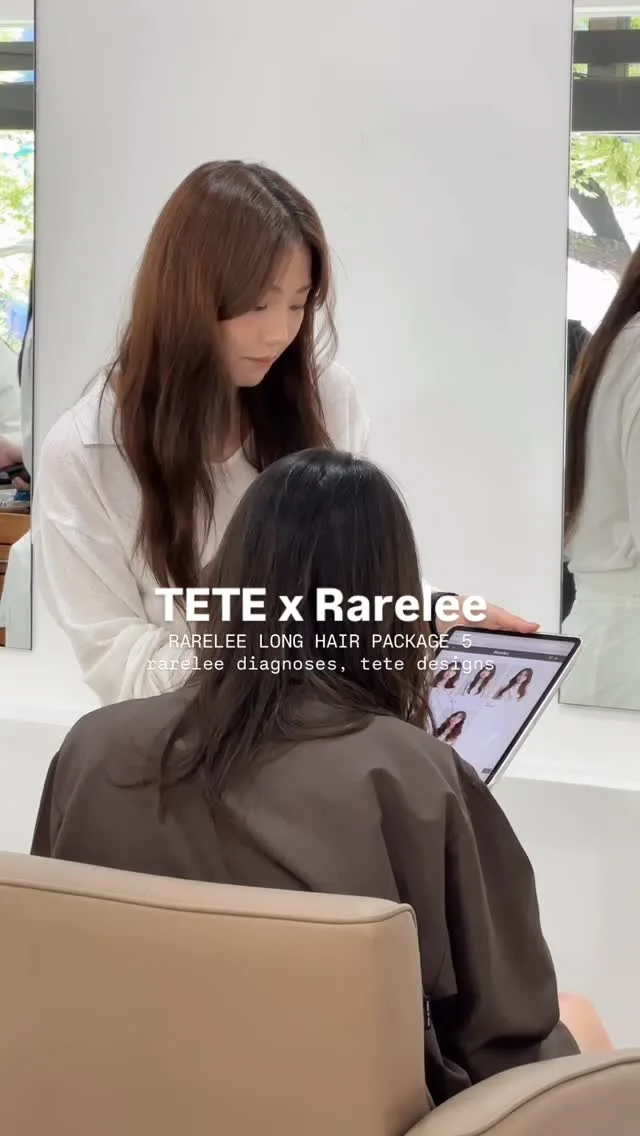 𝗧𝗘𝗧𝗘 𝗮 𝗧𝗘𝗧𝗘
TETE x Rarelee LONG HAIR PACKAGE
rarelee diagnoses, tete designs
테뜨는 국내 최초 개인 맞춤형 스타일 컨설팅 레어리이와 조금 특별한 프로젝트를 진행하고 있습니다.
레어리는 다년간의 빅데이타를 통해 고객님들의 라이프 스타일에 맞는 '인생머리'를 찾아주며, 테뜨는 레어리가 분석한 결과지의 디자인을 토대로, 두상 모질을 분석하여 그 스타일이 일상에서 건강하게 잘 유지될 수 있도록 디자인을 구현합니다.
테뜨가 가장 잘하는 경청, 레어리팀이 잘하는 디테일한 분석을 통해, 고객님들의 일상이 행복해지기를 희망합니다.
테뜨가 가는 방향과 이 마음들이 고객님의 일상에 잘 전달 되어지기를 바랍니다.
✨샌드펌 Design by 압구정미용실 테뜨 염예은
@tete_liberte
@rarelee19
_
𝗧𝗘𝗧𝗘 𝗮 𝗧𝗘𝗧𝗘
𝗥𝗲𝗮𝗹𝗶ze 𝗔𝗿𝘁 𝗜𝗻 𝗬𝗼𝘂 !
테뜨, 일상의 예술을 마주하는 공간
#테뜨 #TETE #레어리 #레어리컨설팅 #레어리미용실
#헤어디자인컨설팅 #신사미용실 #압구정미용실
#하이레이어드컷 #하이레이어드컷스타일 #테뜨염예은